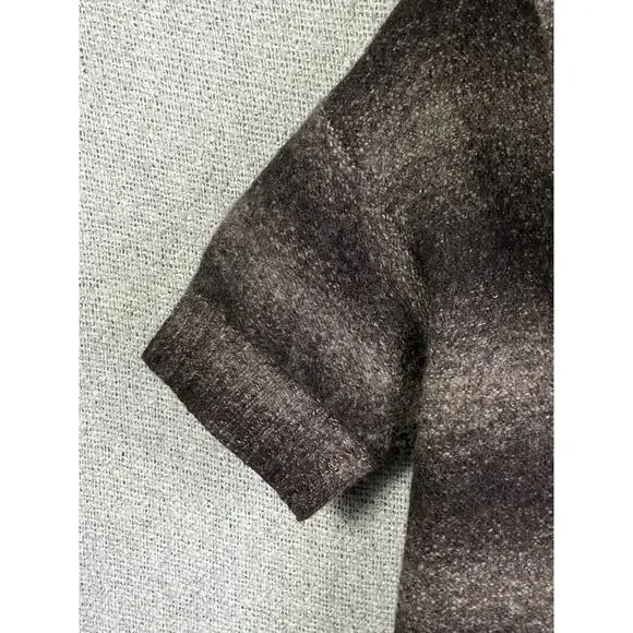 Lucky Brand Y2K Hooded Cardigan Sweater Women’s XL 100% Wool 90’s Grunge Retro - Picture 5 of 11